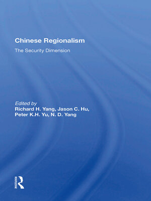 cover image of Chinese Regionalism